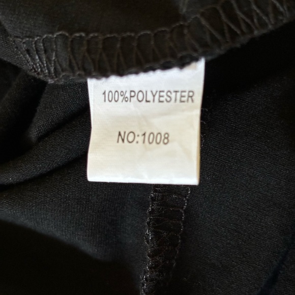 Women’s Black Mesh Long Sleeve Blouse Size Medium - Picture 2 of 13